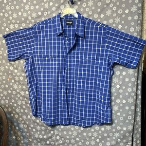 Wrangler western style men’s 3 xl pearl button shirt